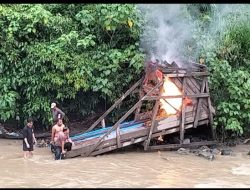 Satreskrim Polres Pasaman Beserta Polsek Rao Gelar Razia Ilegal Mining Penambang Tanpa Izin