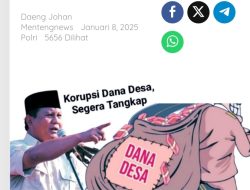 Oknum Kepala Desa Hasambi bolak julu Di duga Selewengkan Anggaran Dana Desa Tahun 2024 Dan Laporan Anggarannya Tak Masuk Akal