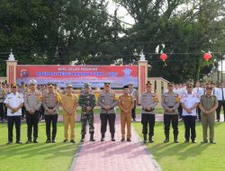 Bupati Labuhan Batu Utara Ikuti Apel Gelar Pasukan Operasi Keselamatan Toba 2025