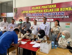 Lakukan Tes Urine Mendadak, Kakanwil Ditjenpas Riau Kunjungi Lapas Narkotika Rumbai