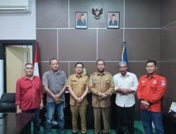 PENGURUS DPC PWDPI LABURA AUDENSI KE BUPATI LABURA