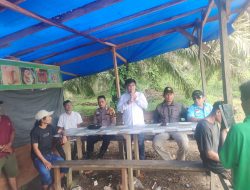Pasang Plang Nama Sekretariat PUK SP-NIBA Karya Bersama, Ketua PUK Ade Irwan Hudayana :Kita Solid