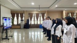 IMIGRASI PEKANBARU IKUTI APEL BERSAMA SERTA HALAL BIHALAL DI LINGKUNGAN KEMENKO BIDANG HUKUM, HAM,PEMASYARAKATAN DAN IMIGRASI