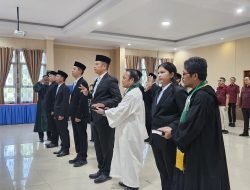 IMIGRASI RIAU LANTIK SEBELAS PEJABAT FUNGSIONAL, DELAPAN BERTUGAS DI KANTOR IMIGRASI PEKANBARU
