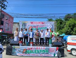 Aksi Long March Lintas Ormas dan OKP di Kecamatan Tanjung Morawa,Kutuk Kekejaman zionis Israel