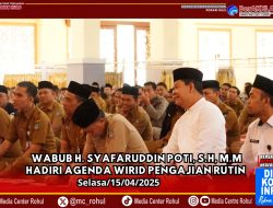 Wabup H. Syafaruddin Poti, S.H, M.M Hadiri Agenda Wirid Pengajian Rutin