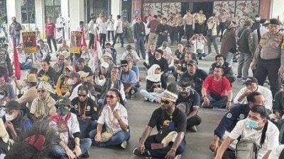 Ratusan Aliansi Pendamping Desa Merah Putih, Mendatangi Kemendes PDT, Begini Kata Eksponen 98