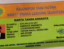 DI MINTA APH AUDIT KEUANGAN KELOMPOK TANI HUTAN KARYA PRIMA LEIDONG SEJAHTERA