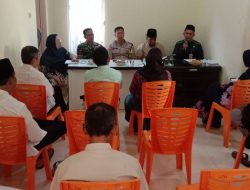 Babinsa Mengahadiri Rapat Kordinasi Bersama Pengurus Masjid Paripurna Ilham di Aula kantor Lurah Bandarraya