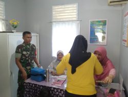 Dorong Kesehatan Balita,Babinsa ajak Ibu Ibu rajin ke Posbindu
