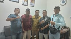 Pengurus dan Jajaran PWDPI Labura audensi Kekantor Kominfo Labura