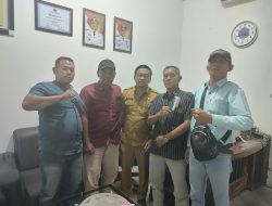 Pengurus dan Jajaran PWDPI Labura audensi Kekantor Kominfo Labura
