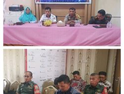 Babinsa Pebatuan Pantau Acara Loka Karya Mini Lintas Sektoral TW ll Tahun 2025 di Puskesmas Rawat Inap Tenayan Raya