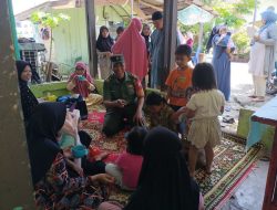 Wujudkan Kesehatan Balita dan Lansia, Babinsa Kelurahan Padang Bulan Laksanakan Pendampingan Kegiatan Posyandu